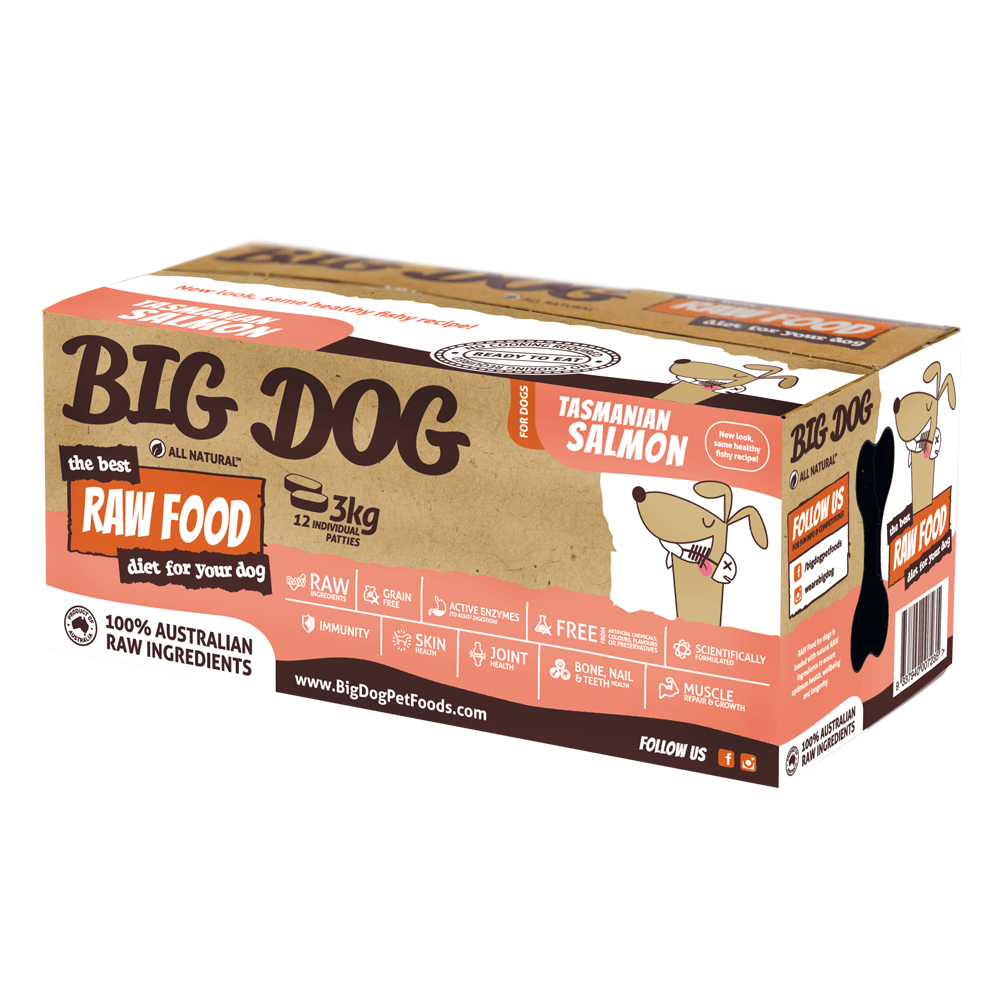 Big Dog 塔斯馬尼亞三文魚生狗糧 3kg
