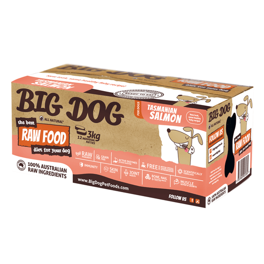 Big Dog 塔斯馬尼亞三文魚生狗糧 3kg