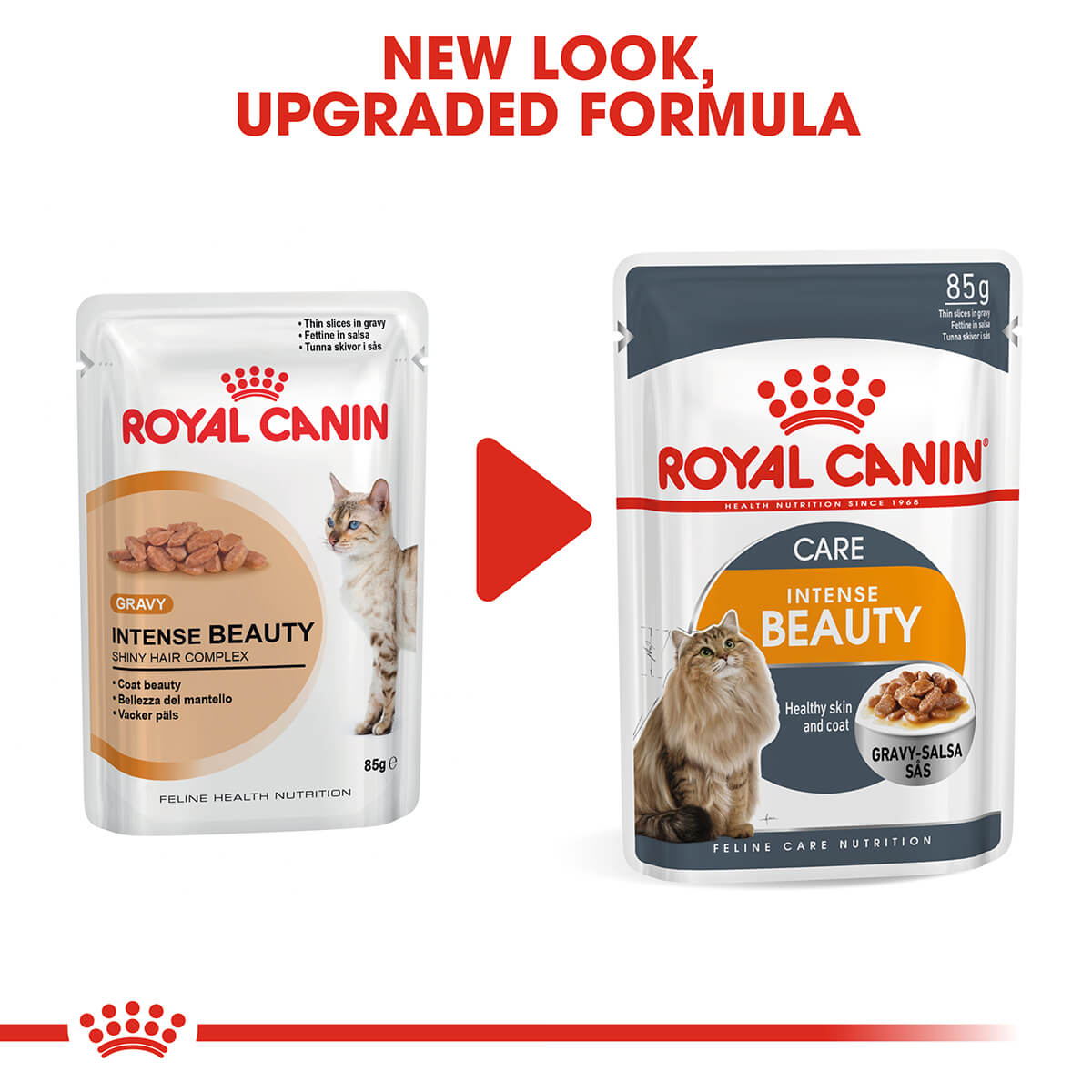 Royal Canin 強效美容成人肉汁濕貓糧 85g