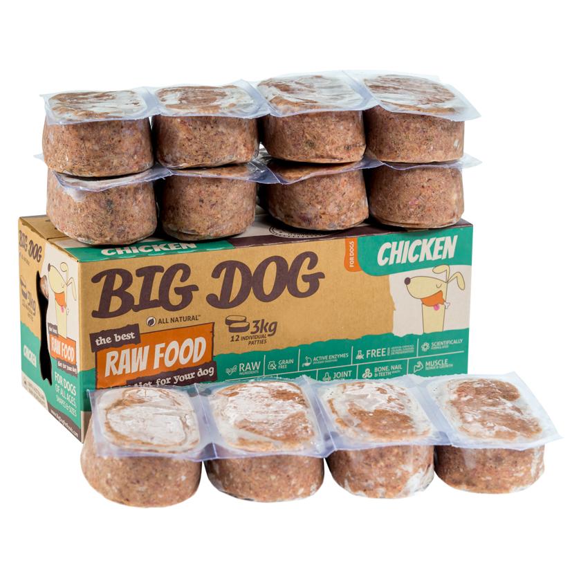 Big Dog 雞肉冷凍生狗糧 3kg