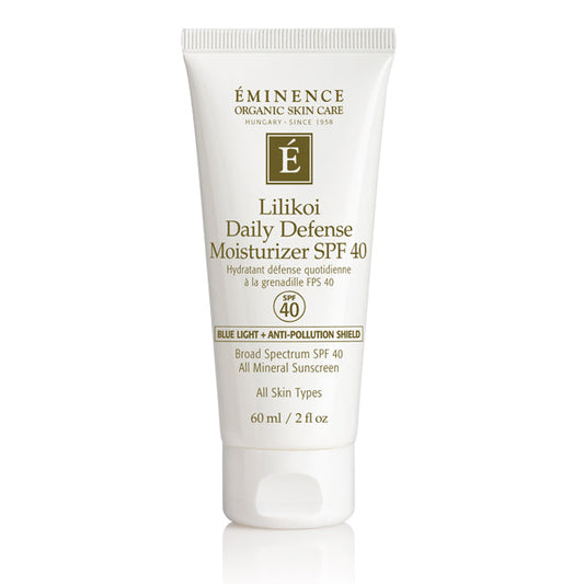 熱情果礦物防曬面霜 SPF40 Lilikoi Daily Defense Moisturizer SPF40 【2 oz / 60 ml】