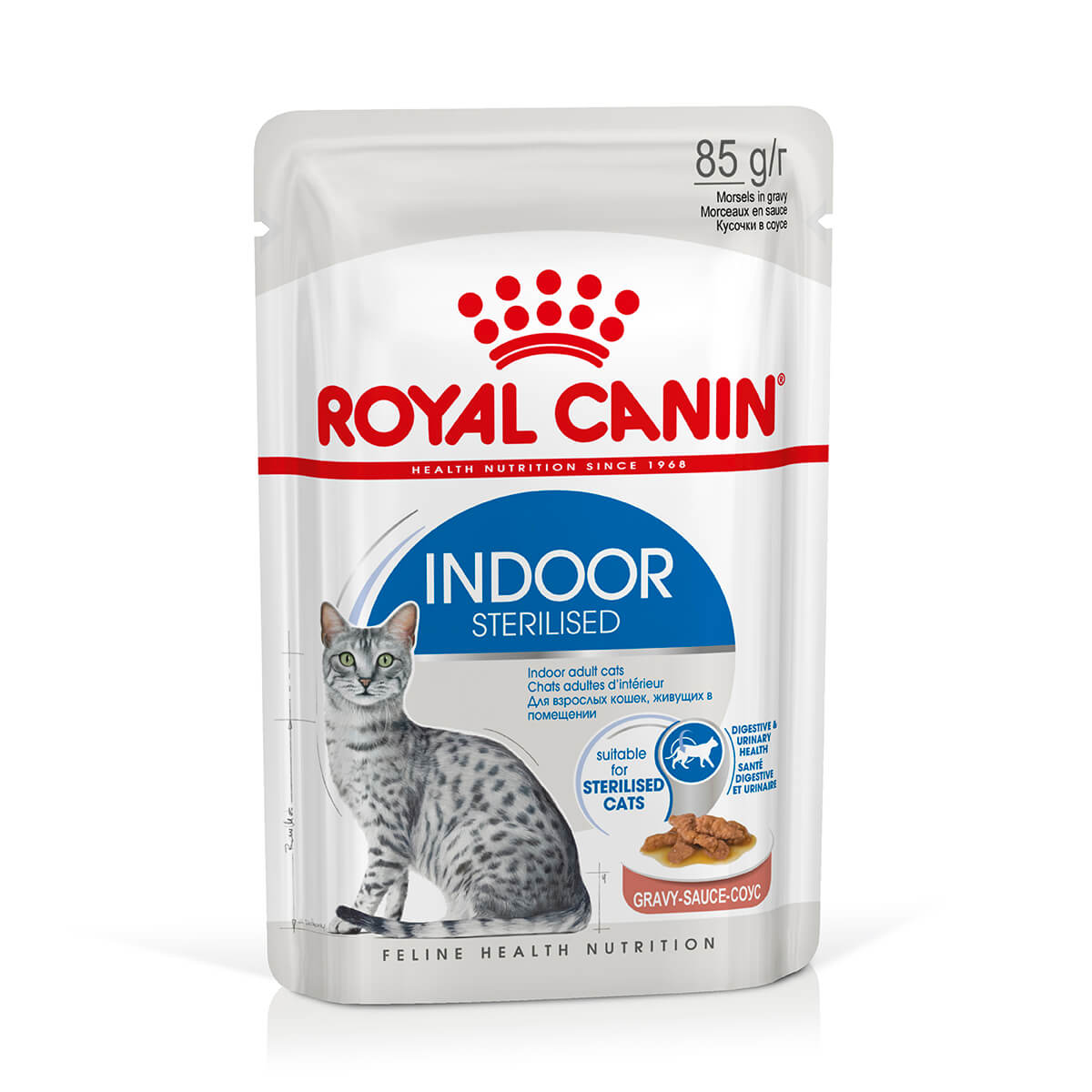 Royal Canin 室內肉汁濕貓糧 85g