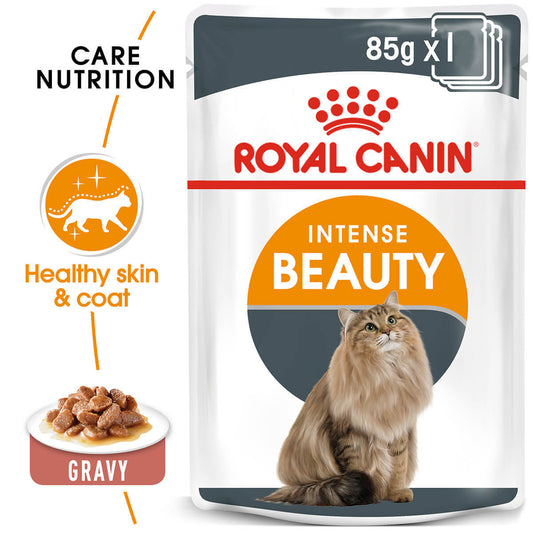 Royal Canin 強效美容成人肉汁濕貓糧 85g