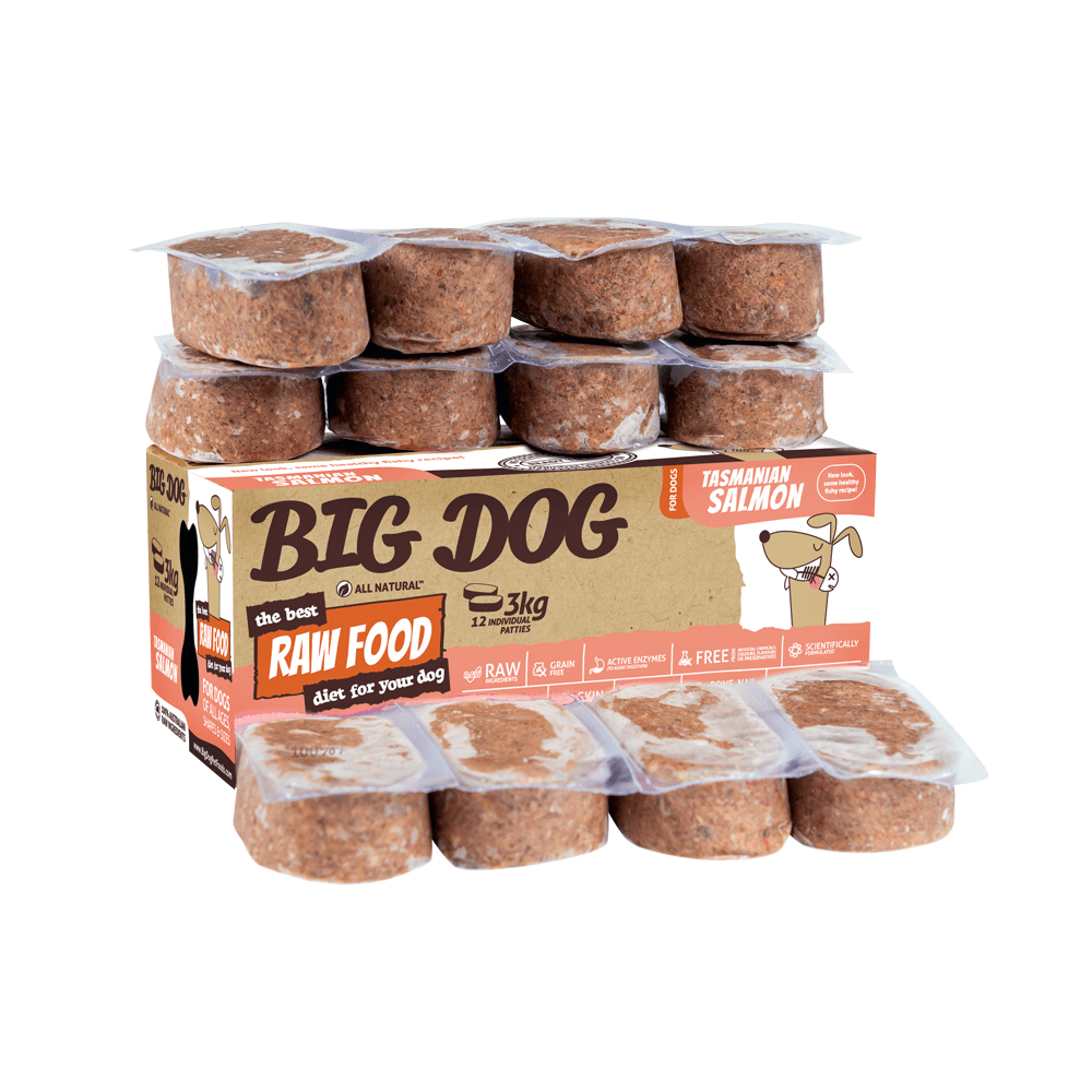 Big Dog 塔斯馬尼亞三文魚生狗糧 3kg