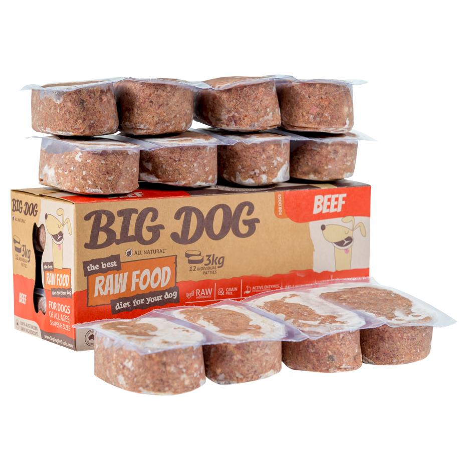 Big Dog 牛肉冷凍生狗糧 3kg