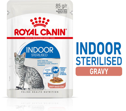 Royal Canin 室內肉汁濕貓糧 85g
