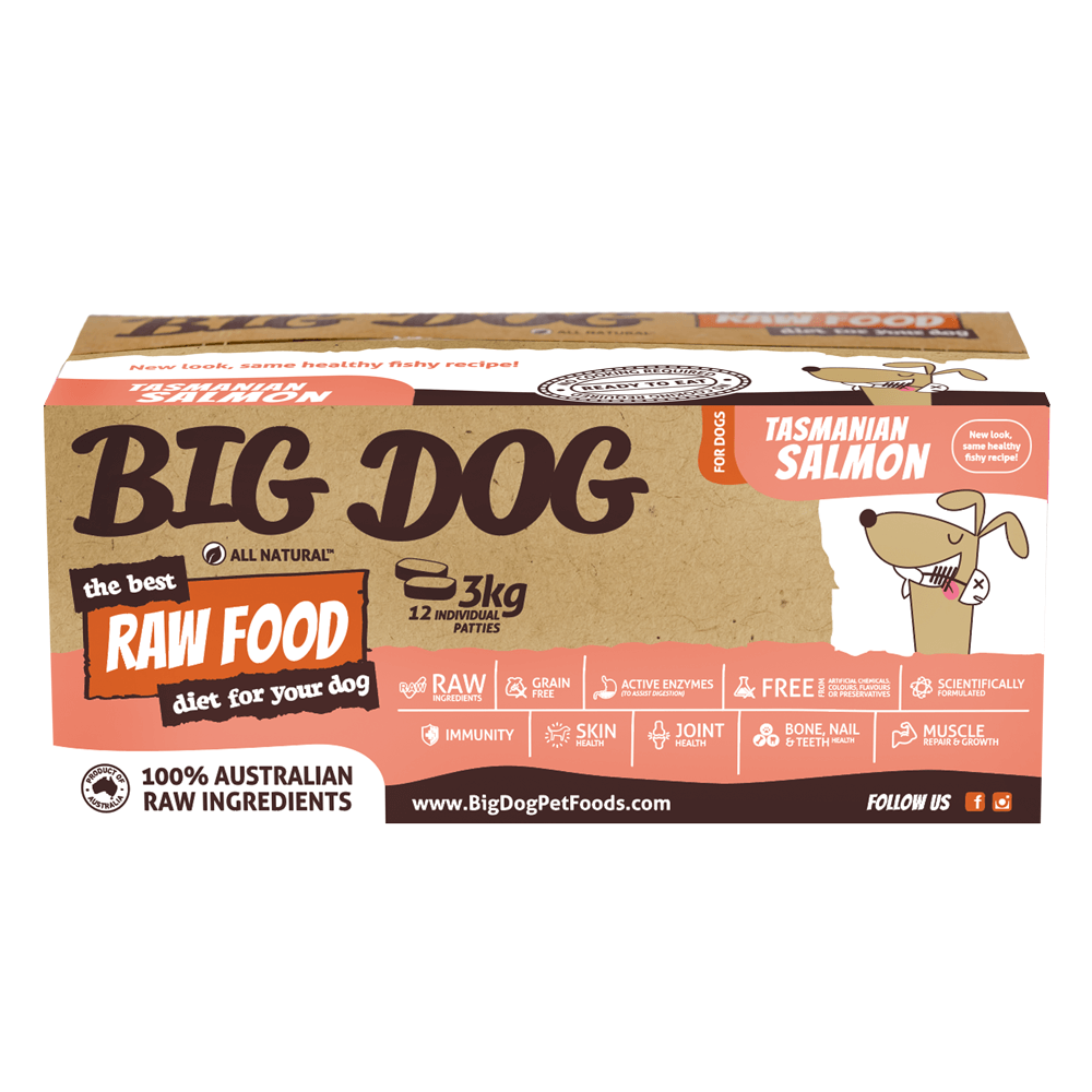 Big Dog 塔斯馬尼亞三文魚生狗糧 3kg