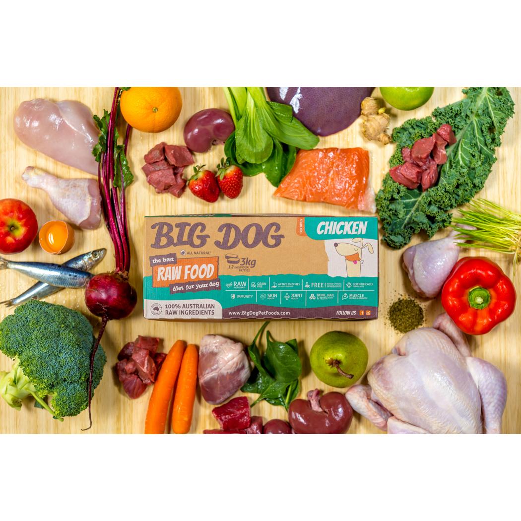 Big Dog 雞肉冷凍生狗糧 3kg