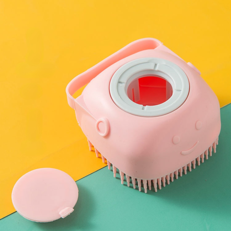 寵物洗髮水按摩刷浴室小狗貓按摩梳美容淋浴刷沐浴軟毛刷貓配件